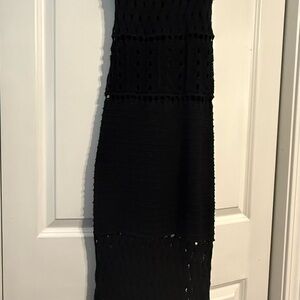 Arizona Co. Black Sheath Midi Dress
